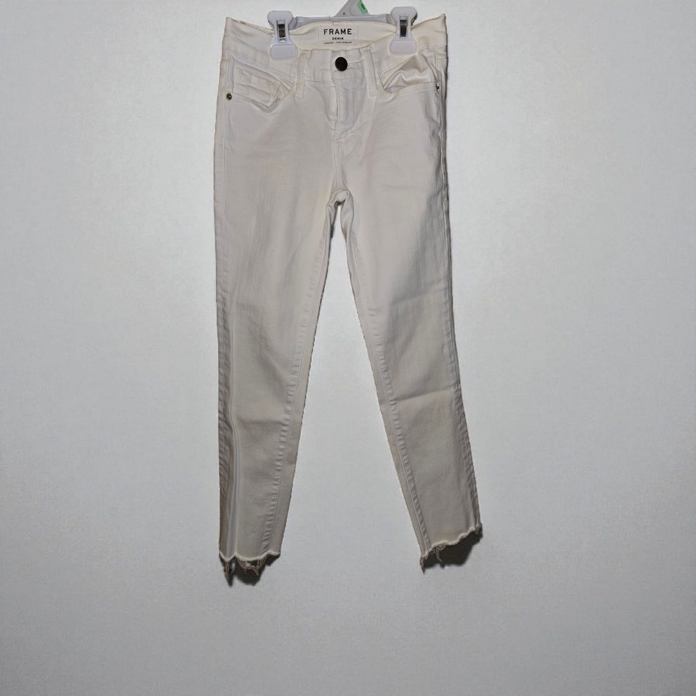 Frame Denim Women's Off-White Ankle Jeans